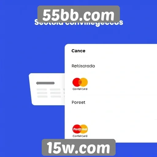Opções de pagamento oferecidas pelo 55bb.com